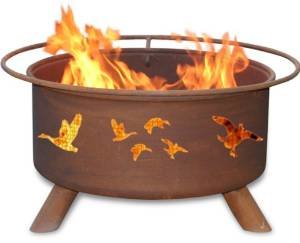 Patina Products F114, 30 Inch Wild Ducks Fire Pit photo